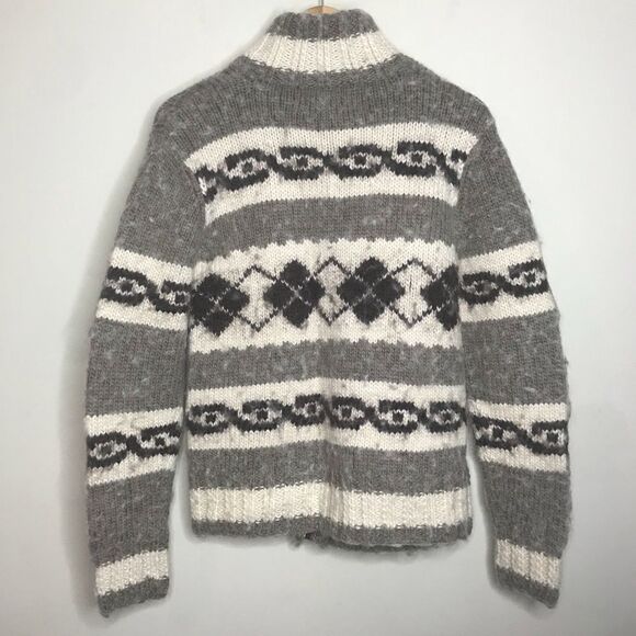 Wool Alpaca Sz S Sweater Jacket - Picture 4 of 5